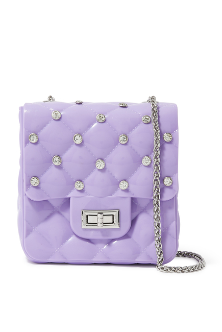 Kids PVC Rhinestone Mini Bag