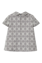 Kids Double G Cotton Dress