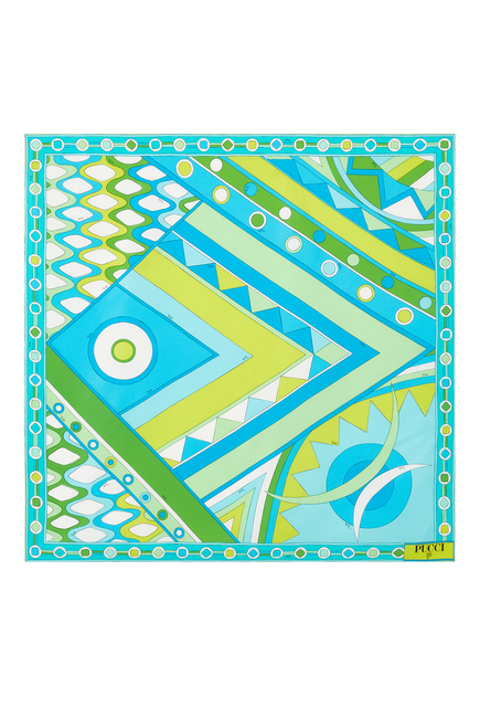 Vivara-Print Large Silk Scarf