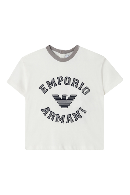 Kids Logo Cotton T-Shirt