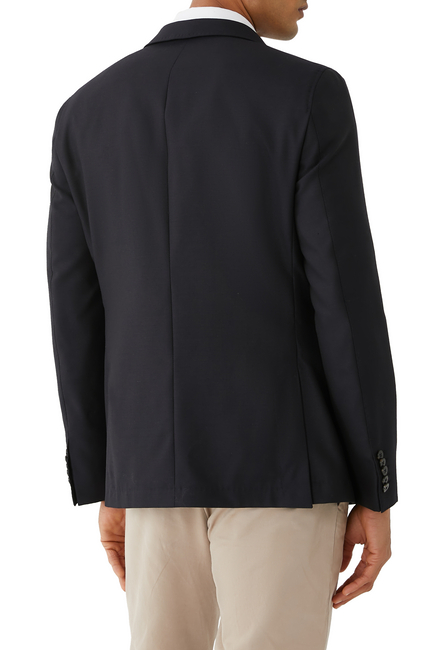 Heston Double-Breasted Slim-Fit Jacket