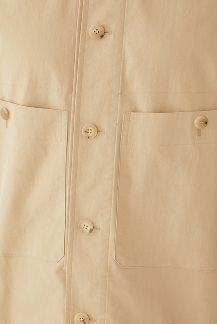 Cotton-Blend Overshirt