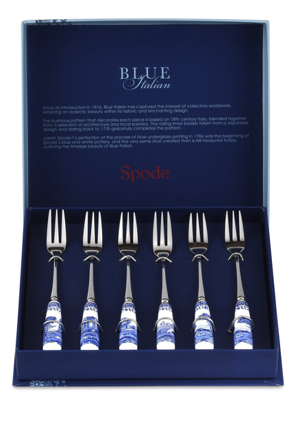 Spode Blue Italian Forks