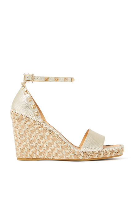 Rockstud 105 Double Wedge Sandals