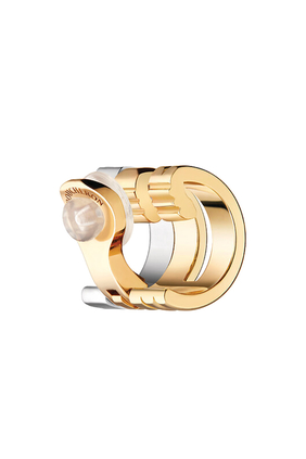 Quatre Radiant Edition Mini Ring Single Clip Earring, 18K Yellow Gold & White Gold