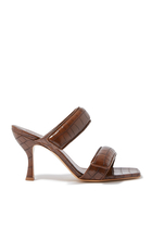 Perni 03 80 Faux-Leather Mules