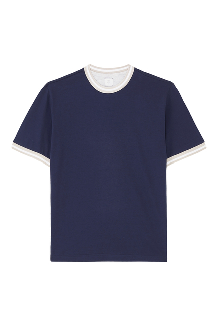 Contrast Tipping T-Shirt