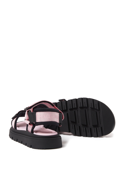 Kids Strappy Grosgrain Sandals