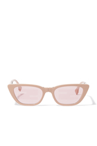 Foldable Baguette Anniversary Sunglasses