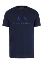 AX Logo Print T-Shirt