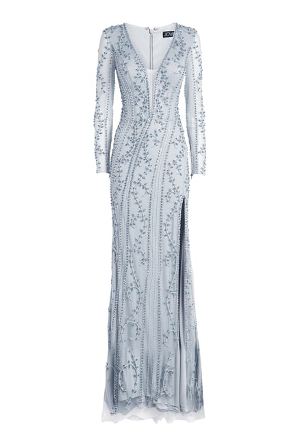 Buy Jovani Long-Sleeved Sequin Gown for Womens | Bloomingdale's UAE