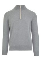 Half-Zip Cashmere Sweater