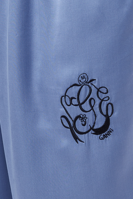 Logo Silk Pajamas