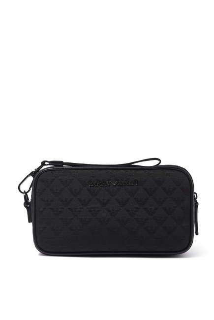 EA Monogram Wash Bag