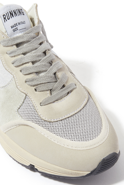 Running Sole Leather Sneakers