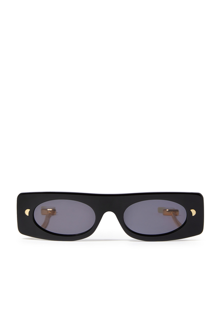 Gabri Rectangular-Frame Sunglasses