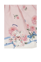 Floral-print Mini Skirt