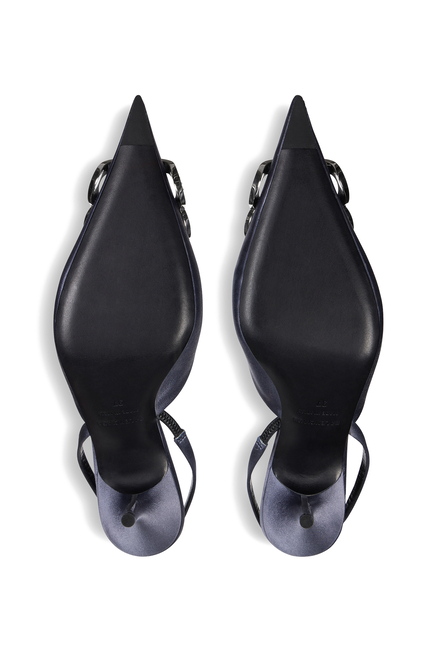 Knife BB 80 Silk Slingback Pumps