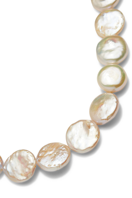 Whitehaven Keshi Pearls Choker Necklace