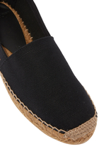 Embroidered Canvas Espadrilles