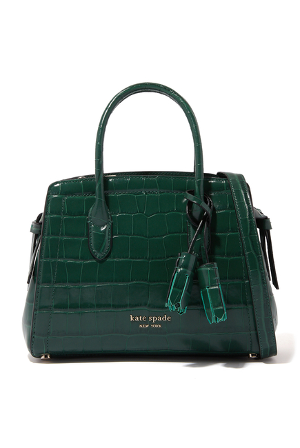 Buy Kate Spade Knott Crocodile Embossed Mini Satchel Bag for Womens ...