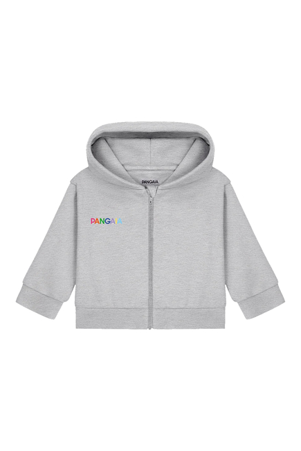 Kids Graphic Zipped Cotton Hoodie