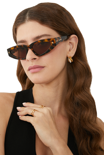 Crista Bio-Plastic D-Frame Sunglasses