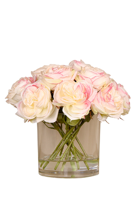 Large Rose Arrangement in a Glass