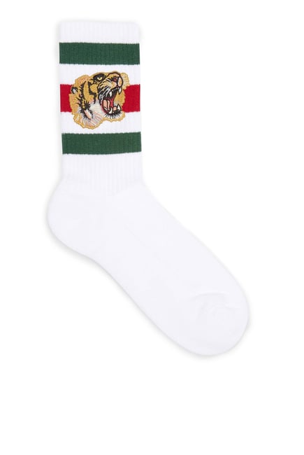 Gucci Tiger Stretch Cotton Socks
