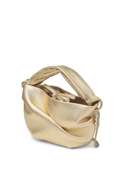 Bonny Nappa Bag with Twisted Handle