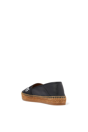 Woody Leather Espadrilles