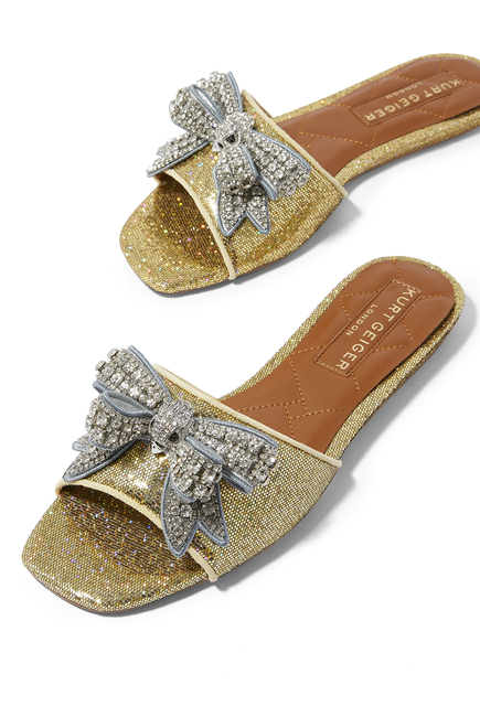 Kensington Bow Flat Sandals