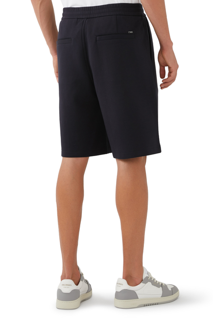 Double-Jersey Elastic Waistband Shorts