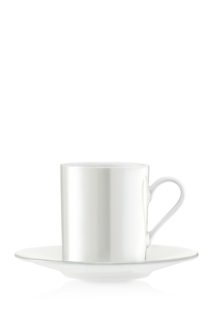 Pearl Espresso Cup and Saucer
