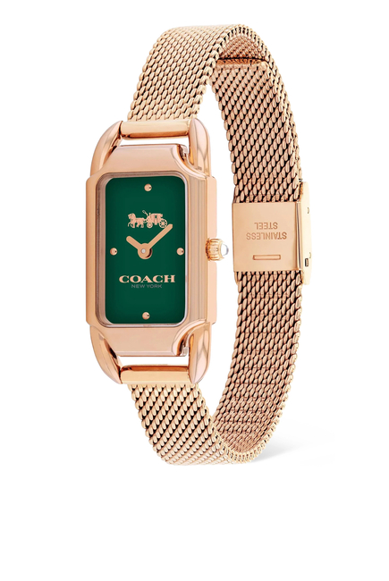 Cadie Rose Gold Mesh Watch