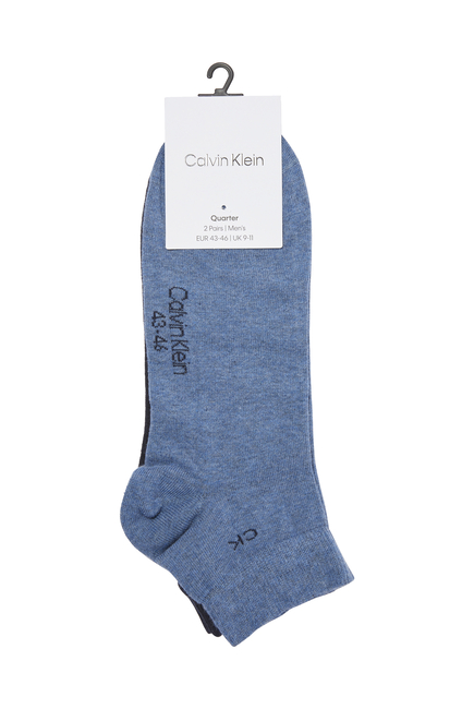 Simon Casual Flat Knit Socks, Set of 2