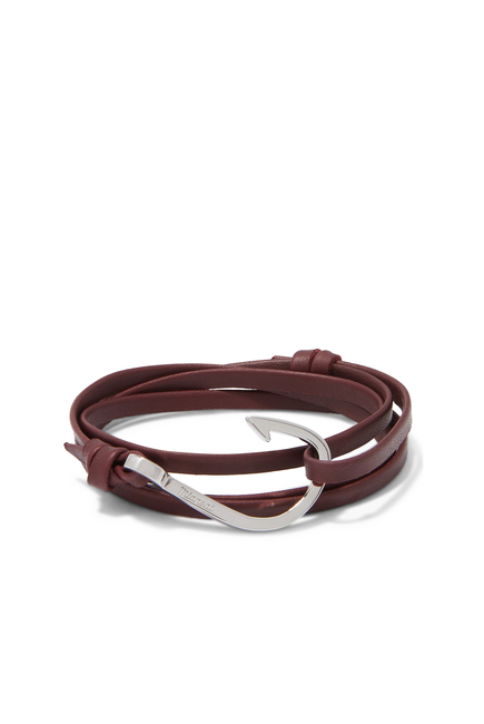 Hooked Leather Bracelet