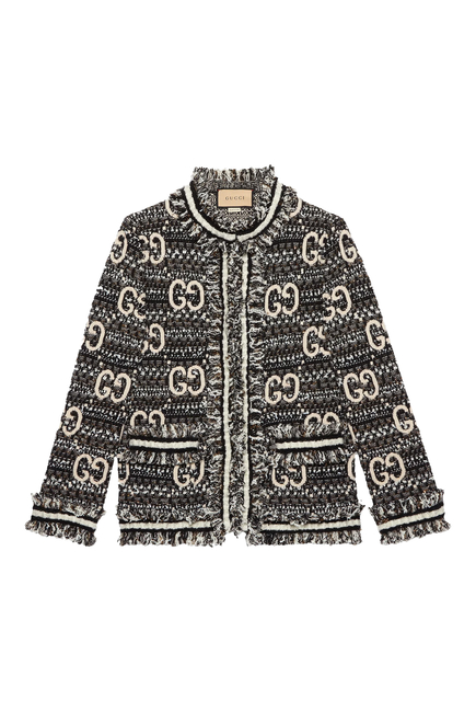 Wool Mohair GG Cardigan