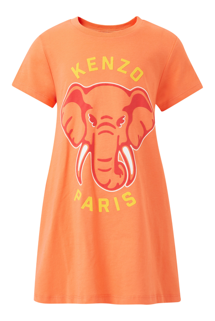Kids Elephant Logo Dress