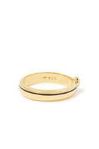 Byline Stacking Band Ring, 18k Gold-Plated Sterling Silver