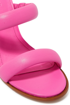 Puffy Neon 100 Leather Mules