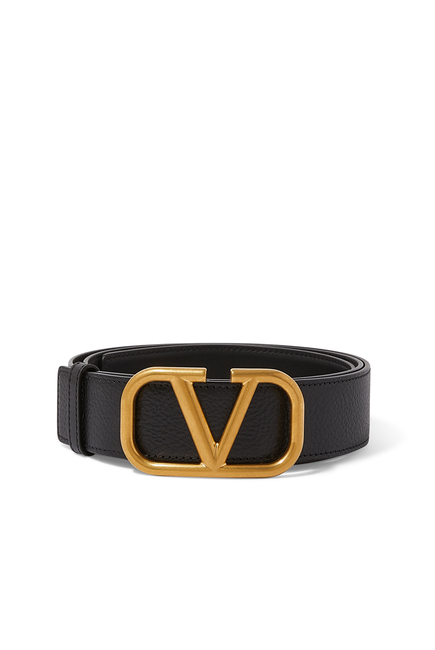Valentino Garavani Valentino Garavani VLogo Leather Belt