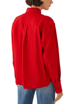 Cropped Long Sleeve Shirt