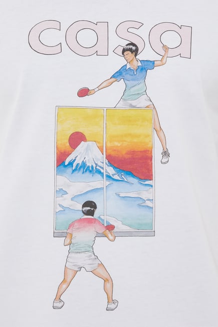 Fuji Ping Pong Printed T-Shirt