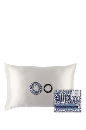 Queen Pillowcase and Scrunchie Gift Set
