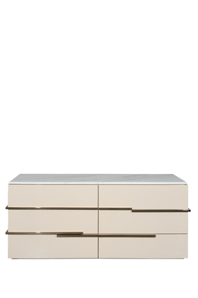 Maxime Marble Chest of Drawers