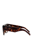 Tortoiseshell D Frame Sunglasses