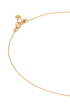 Cleo Mini Rev Pendant, 18k Yellow Gold with Pink Coral & Diamonds