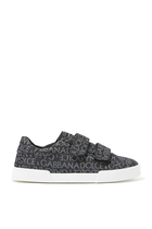 Kids Portofino Coated Jacquard Sneakers