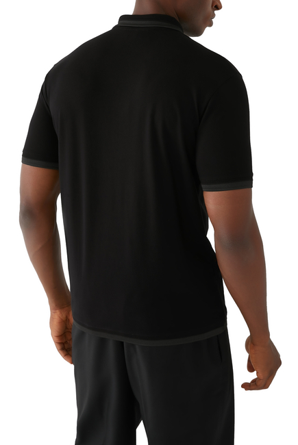 Buy Emporio Armani Half-Zip Polo Shirt for Mens | Bloomingdale's UAE